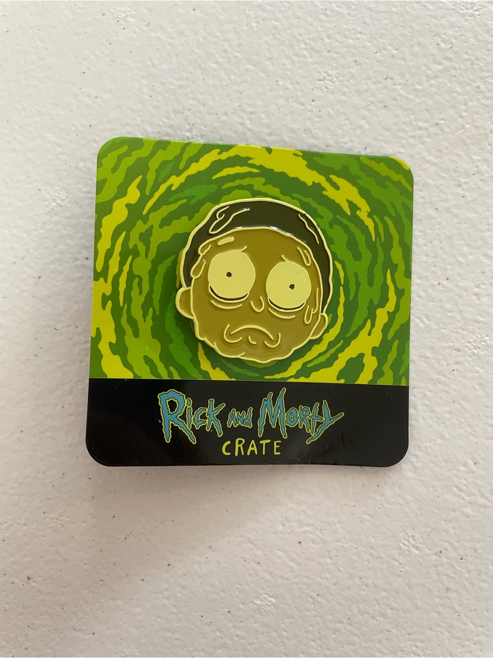 Loot Crate Exclusive Rick and Morty Morty Enamel Pin | Toxic Morty